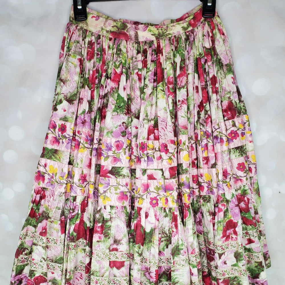 Floral Circle Skirt